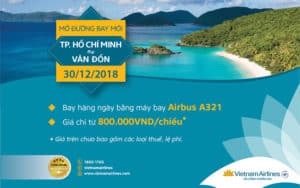 VIETNAM AIRLINES LAUNCHES VAN DON – HO CHI MINH CITY FLIGHT ROUTE