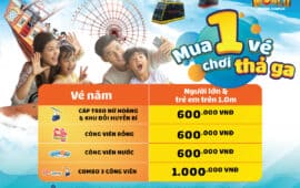 ONE TICKET – ONE YEAR OUT LOUD FROM JUST VND600,000