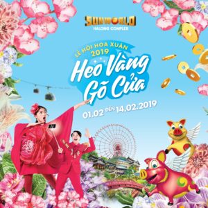 Spring flower festival “Golden Pig is coming to town” from February 1, 2019