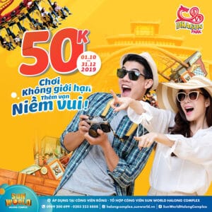 More fun with our shocking promotion “NO LIMITATION” – Only 50k for Dragon Park