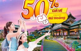 50% DISCOUNT FOR CABLE CAR PRICE CELEBRATING VIETNAMESE WOMEN’S DAY 20-10!!!!
