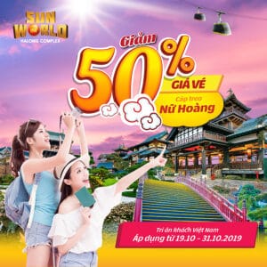 50% DISCOUNT FOR CABLE CAR PRICE CELEBRATING VIETNAMESE WOMEN’S DAY 20-10!!!!