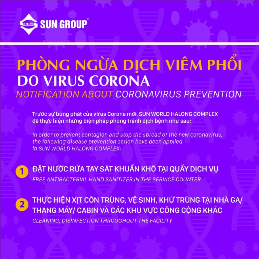 Phòng ngừa dịch viêm phổi do virus Corona
