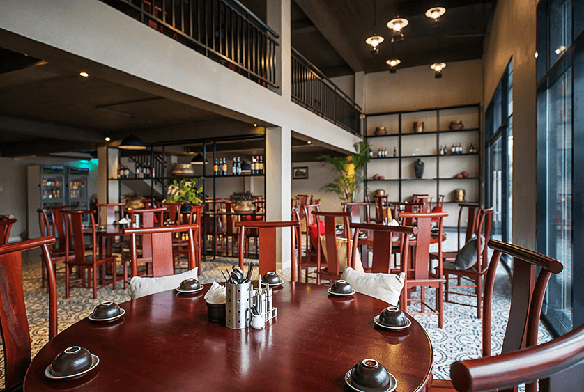 Nhà hàng 1958 kết hợp phong cách kiến trúc Việt - Pháp